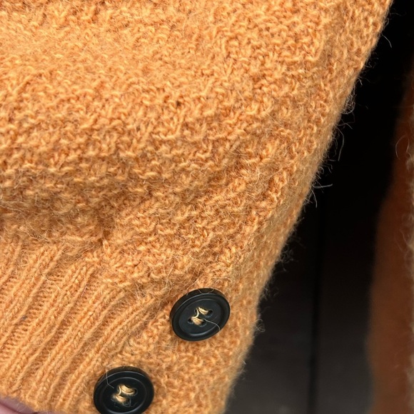 Vintage 1960s Glen Dee Cardigan Sweater | Size M 50% Alpaca 50% Kodel Polyester - Picture 3 of 12